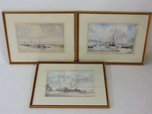 Lot 708 - Rowland de Winton Aldridge (1906-1997)
PIN MILL;
WEST MERSEA;
MORSTON