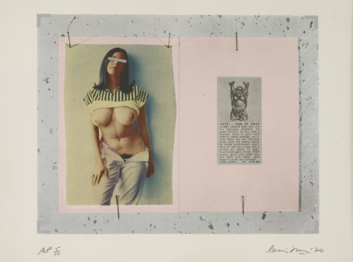 Lot 285 - Denis Masi (b.1942)
PIN-UP
Screenprint