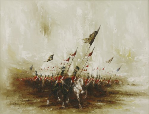 Lot 180 - David Cartwright (b.1944)
A CAVALRY CHARGE