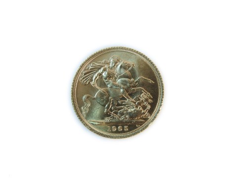 Lot 2 - Gold sovereign 1965