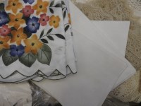 Lot 1326A - Two boxes of various linen