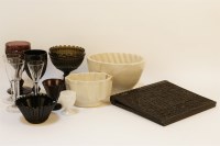 Lot 1365 - Three Georgian design cordial glasses