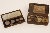 Lot 1043 - An 18th century walnut cased