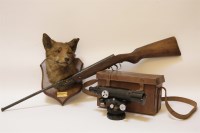 Lot 1406 - A taxidermy of a mounted fox head