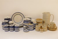Lot 1469 - A collection of T. G. Green Cornish ware to include various jars and covers