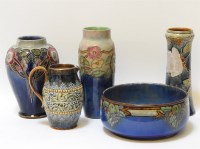 Lot 1434 - A Royal Doulton Lambeth stoneware jug