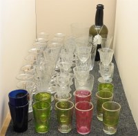Lot 1283 - A collection of mixed glassware