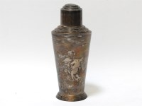Lot 1091A - An Art Deco silver cocktail shaker