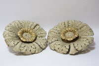 Lot 1465 - A pair of plaster ceiling bosses