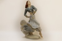 Lot 1500 - A Royal Dux figure of a dancing girl