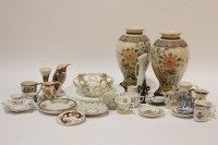 Lot 1431 - A pair of Japanese Satsuma vases