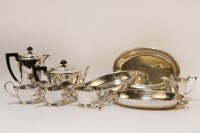 Lot 1346 - A Mappin & Webb silver plated tea service