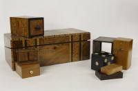 Lot 1436 - A Tunbridge ware writing slope