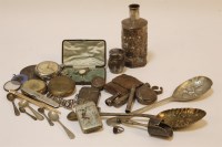 Lot 1053A - A collection of silver