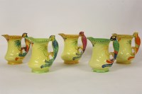 Lot 1449 - Five Burleigh ware jugs