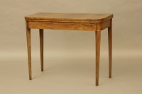Lot 482 - A good quality late George III rosewood card table