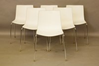 Lot 496 - A set of six Arper Catifa 46 chairs