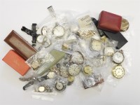 Lot 113 - A collection of wristwatches to include a ladies Diantus de Luxe watch head
