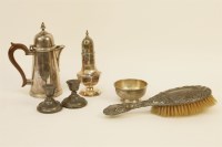 Lot 82 - A silver water pot together with a silver sugar basin