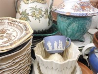 Lot 254A - A large quantity of 19th century pottery