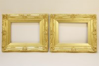 Lot 634A - A pair of gilt wood and composition frames