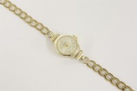 Lot 42 - A 9ct gold ladies Camy Incabloc mechanical watch