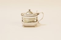 Lot 121 - A large Georgian mustard pot