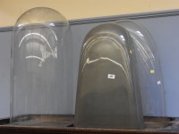 Lot 307 - Three large glass domes