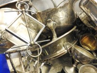 Lot 334 - A collection of silver plated items
Provenance:  Standen Hall