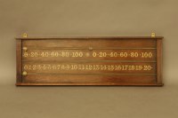 Lot 590 - A snooker score board