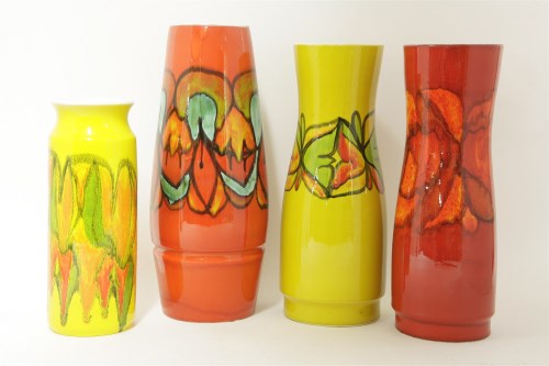 Lot 684 - Four large Poole Pottery 'Delphis' vases