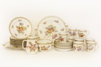 Lot 282 - A Dresden tea service