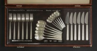 Lot 110 - A Finnish silver six-place setting 'Birgitta' canteen