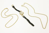 Lot 8 - A ladies 9ct gold Avia mechanical watch