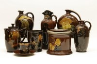 Lot 321 - A collection of Royal Doulton Kingsware pottery
