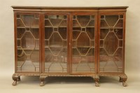 Lot 492 - A Victorian mahogany breakfront sideboard