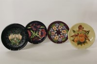 Lot 1224 - Four Moorcroft pottery plates