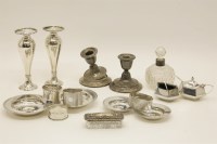 Lot 76 - A collection of silver items