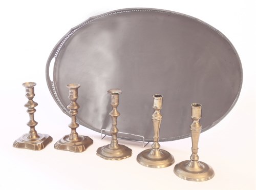 Lot 74 - A close plated serving tray
