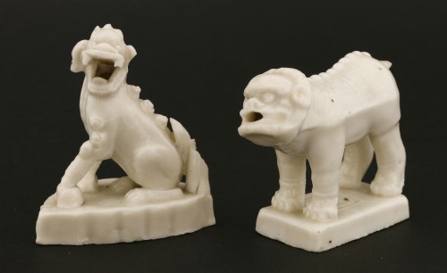 Lot 1130 - A Chinese blanc de Chine water dropper