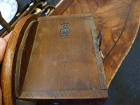 Lot 387 - A Great Eastern Railway oak cased single fusee railway clock