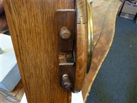 Lot 387 - A Great Eastern Railway oak cased single fusee railway clock