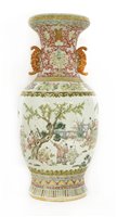 Lot 110 - A Chinese famille rose vase