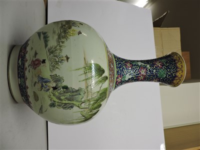 Lot 108 - A Chinese famille rose vase