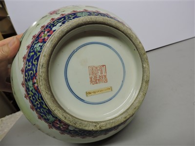 Lot 108 - A Chinese famille rose vase
