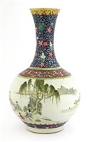 Lot 108 - A Chinese famille rose vase