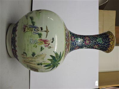 Lot 108 - A Chinese famille rose vase