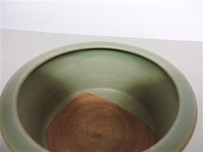 Lot 24 - A Chinese Longquan celadon censer