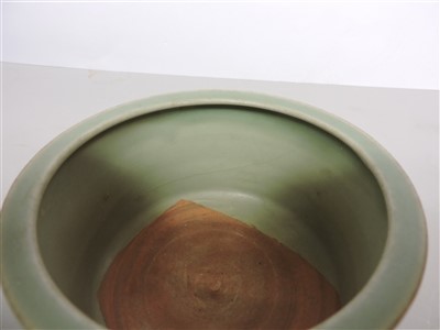 Lot 24 - A Chinese Longquan celadon censer
