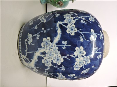 Lot 112 - A Chinese blue and white ginger jar